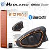 Midland INTERFONO BTX1 PRO S MIDLAND COMUNICAZIONE BLUETOOTH KIT SINGOLO PER CASCO JET