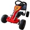Senza Marca/Generico vidaXL Go Kart a Pedali Rosso