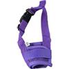 fxwtich Accessori per cani regolabile cucciolo copertura bocca puro colore mordere morbido cane museruola