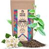 Pachamama Guayusa Jazmín 0,1kg 100g | Tè Biologico Ilex dall'Ecuador | Infuso Naturale con Gelsomino | Alternativa al Caffè