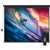 HOMCOM schermo proiettore 120 pollici 4:3 motorizzato regolabile con telecomando, per casa e ufficio, 244x183cm, nero | Aosom Italy