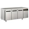 Tavolo Refrigerato Professionale 3 Porte con Piano Profondità 70 cm, +2°/+8°C, in Acciaio Inox AISI 304 - Classe C