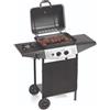Ompagrill Barbecue gas double cooking system 3 ompagrill fuochi 3 cm 98x43 altezza 100cm
