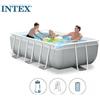 INTEX 26784 - Piscina prisma metal frame 300x175x80cm con pompa filtro e scalet