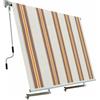 Fredi Tenda da sole a caduta con bracci L 300xH 245cm, poliestere 280 gr/m² riga beige