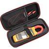 RLSOCO Custodia per KAIWEETS HT208D & Fluke 376 FC/375/374/902 & Peaktech 1670/1615 & UNI-T UT201 & VOLTCRAFT VC-750 E Pinza amperometrica e altre pinze amperometriche (Solo Custodia)