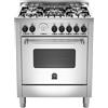 La Germania Amn765Gxt Americana Cucina cm. 70 inox 5 fuochi a gas - forno singolo a gas