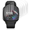 nvskvd Pellicola Protettiva in Idrogel per Fitbit Versa 4, 6 Pezzi Trasparente HD Morbida TPU Senza Bolle Trasparente HD Schermo Protettivo (Non Vetro Temperato)