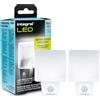 Integral Luce notturna a LED con sensore di movimento da parete per collegare a parete, sensore fotocellula dal crepuscolo all'alba per cucine, camere da letto, camera da letto, camera da letto,