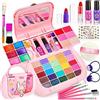 Lubibi Set di Trucchi per Bambini e Bambine,Set Trucco Lavabile per Bambini,Trucchi Bambina Anallergici,per Giocattoli, Halloween, Giochi,Regalo di Compleanno per Ragazze 4, 5, 6, 7, 8, 9, 10 anni