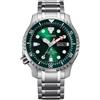 Citizen Orologio Citizen NY0100-50X Promaster Titanium, automatico, quadrante verde