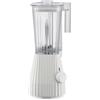 Alessi Plissé MDL09 W - Frullatore di Design con Caraffa Graduata, in Resina Termoplastica, Spina Europea 700W, 1,5l, Bianco