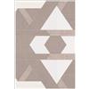 MANI TEXTILE Tappeto Zino Beige 160 x 230 cm