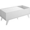 DEKIT GRUPO RIMOBEL Ness, Melammina, Bianco, 41 X 99 X 60 CM