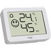 TFA Dostmann Mini Termoigrometro digitale, 30.5055.02, temperatura e umidità interne, per il monitoraggio del clima interno, bianco