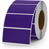 YIKIADA 500 Pezzi Etichette 25 × 50 mm Autoadesive per Scrivere Adesivi in Vinile Impermeabili Rimovibili Etichette Adesive in Rotolo per Barattoli di Marmellata Viola