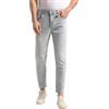 ziilay Smart Jeans accorciati da uomo 7/8 pantaloni estivi leggeri cropped sottili tessuto leggero con elastico, 1213jf- azzurro, 32W x 29L