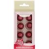 FunCakes Pearl Palline di cioccolato Rubino: pronto per l'uso per la decorazione di torte, perfetto per torte, cupcakes e altro, delizioso sapore di cioccolato, certificato senza glutine, set / 8