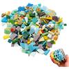 xtemtoamz Tessere Mosaico, Mosaici, Piastrelle Mosaico, Mosaico Fai Da Te, Pezzi di Mosaico,Colore Misto Irregolari Pezzi di Vetro, per Artigianato, Decorazione Della Casa, Arti, 250g