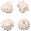 EBHO 4 Pezzi Stampi in Silicone, Teglia Muffin, Stampi in Silicone per Dolci, Pirottini Silicone, per Torte, Creme e Budini