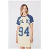 Tezenis Camicia Da Notte Cotone "cool Kid" Donna Blu