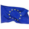 Aricona Bandiera Europa 90x150cm - europea - grande - resistente alle intemperie - con occhielli in ottone - tessuto 100% poliestere - cuciture doppie robuste e colori vivaci - ideale per uso esterno