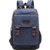 DEEVORCA Moda Tela Zaino Uomo Zainetto per 10.9 Pollici iPad Multiple Tasche Borsa a Tracolla Convertibile Borsa sul Petto Casuale Viaggio Scuola Quotidiano Lavoro Uomo Messaggero Sacchetto Blu