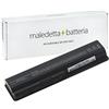 MALEDETTA BATTERIA Batteria nuova Ricambio per HP Pavilion DV4 DV4-2000 DV5 DV6 DV6-2000 CQ40 CQ41 CQ45 CQ50 CQ60 CQ70 G50 G60 G60t G61 G70 G71, SOSTITUISCE 484170-001 Ev12 Ks524aa Ks526aa HSTNN-ib72 [5200mAh - 6 celle]