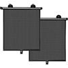 Ailos Parasole Auto Bambini, Copri Finestrini Laterali Posteriori, Scomparsa Visiera Tenda a Rullo, 40 x 60 cm