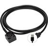 Septpenta Modulo Mini Fotocamera, Immagine HD 1080P 5MP Risoluzione 15FPS Funzione Autofocus Modulo Webcam, Raccolta Immagini Funzione OTG Plug and Play per Windows per Android per OS X(USB)
