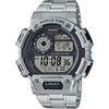 Casio Orologio Digitale al Quarzo Uomo con Cinturino in Acciaio Inossidabile AE-1400WHD-1AVCF