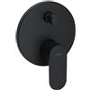 hansgrohe Rebris S rubinetto vasca da incasso, miscelatore monocomando, 72467670, Rebris S nero opaco [Rubinetteria Bagno > Rubinetteria Vasca]