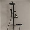 Ideal Standard Alu+ colonna doccia per rubinetto, BD585XG, Alu+ silk black [Rubinetteria Bagno > Colonne Doccia]