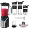 CAMRY -CR4086 - Frullatore da 500 W, tazza da 1,2 l, senza BPA, smoothie Maker, Pulse Crush e Ice-Crush, borraccia in plastica Tritan, 3 pezzi, tritatutto, inserto refrigerante, spremiagrumi con