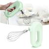 Atyhao Sbattitore Elettrico a Immersione, Miscelatori USB Sbattitori Manuali Frusta Elettrica Ricaricabile Sbattitore a Immersione Senza Fili Regolazione a 4 Livelli Frullino per le Uova (Verde)