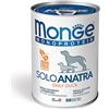Nutripet Monge Monoproteico Solo Anatra Alimento Umido per Cani 12 X 400gr 4,7 su 5 stelle