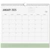 Letts of London Conscious - Calendario da parete 2025, colore: salvia