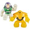 Heroes of Goo Jit Zu Lightyear Versus Pack - Buzz Age 4+ vs Zyclops, morbido, elastico, appiccicoso eroe.
