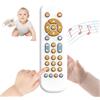 Bambebe Baby TV Telecomando con Luce e Suono, Giochi Musicali per Bambini 6-18 Mesi con Inglese/Francese/Spagnolo, Giocattoli Sonori Sensoriali Regali per Prima Educativi per 6 Mesi + Bambino Bambina