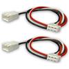 VUNIVERSUM 2 x 20 cm pezzi JST-XH Premium 2S 3 pin, cavo di prolunga per cavo di ricarica XH maschio a femmina 24 AWG cavo adattatore per batteria Lipo 7,4 V modello RC
