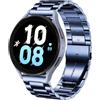 DEALELE Compatibile con Samsung Galaxy Watch 6/6 Classic / 5/5 Pro / 4/4 Classic / 3 41mm / Active 2, Cinturino di Ricambio in 20mm Metallo Acciaio Inossidabile per Huawei GT3 42mm, Blu