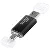 DOCOELF Chiavetta USB Type C 64 GB, 2 in 1 OTG USB 2.0 Memoria Stick Portatile Penna Pendrive 64gb Flash Drive per PC Tablet Laptop Smartphone Huawei, Xiaomi, Oneplus Etc (Nero)