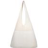 YeeHeen Borse all'uncinetto per le donne Mesh Beach Tote Bag Knit Shoulder Bag, bianco, Large