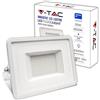 V-TAC Faro LED da Esterno Bianco 50W - [Chip Samsung - Alte Perfomance, Bassi Consumi] - 4300 Lumen - IP65 - Proiettore Faretto LED Nero per Casa, Giardino, Garage - Impermeabile - Luce Fredda