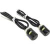 Alchemy Parts Moto Bullone Luci per Targa Targa - LED - Nero