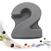 masteymoh Stampo per dolci in silicone, con numeri 3D, numeri per torte, numeri, 2 numeri, per compleanno, matrimonio, anniversario, torta di compleanno, in silicone, con numeri (2 dimensioni)