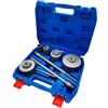 topolenashop Sega a Tazza Carotatrice a Tazza Per Muro 9 Pezzi, Ø30, Ø40, Ø65, Ø80, Ø100 Mm, Con Albero SDS Plus E SDS-Max Carotatrici accessori trapano a tazza 9 pezzi per muro fresa carotatrice