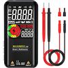 MAXRIENY Multimetro Digitale Tester Digital Multimeter lcd a colori Voltmetro intelligente 9999 conteggi Ohmmetro Capacitanza Resistenza Continuità Frequenza Diodo Ciclo di lavoro Tester di tensione