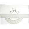 Palla Pallina Set Lenzuola Neonato Made In Italy, 100% Cotone Culla Neonato Morbido Bambino Carrozzina Universali Traspirante Sonno Federe Copriletto Idea Regalo Neonato (carrozzina, Serie "tato" Tortora)