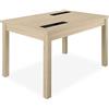 Homey Tavolo da Pranzo allungabile Modello Omabella, Robusto e Funzionale, Legno, Cambria, 140-180 cm (Largo) x 90 cm (Ancho) x 75 cm (Alto)